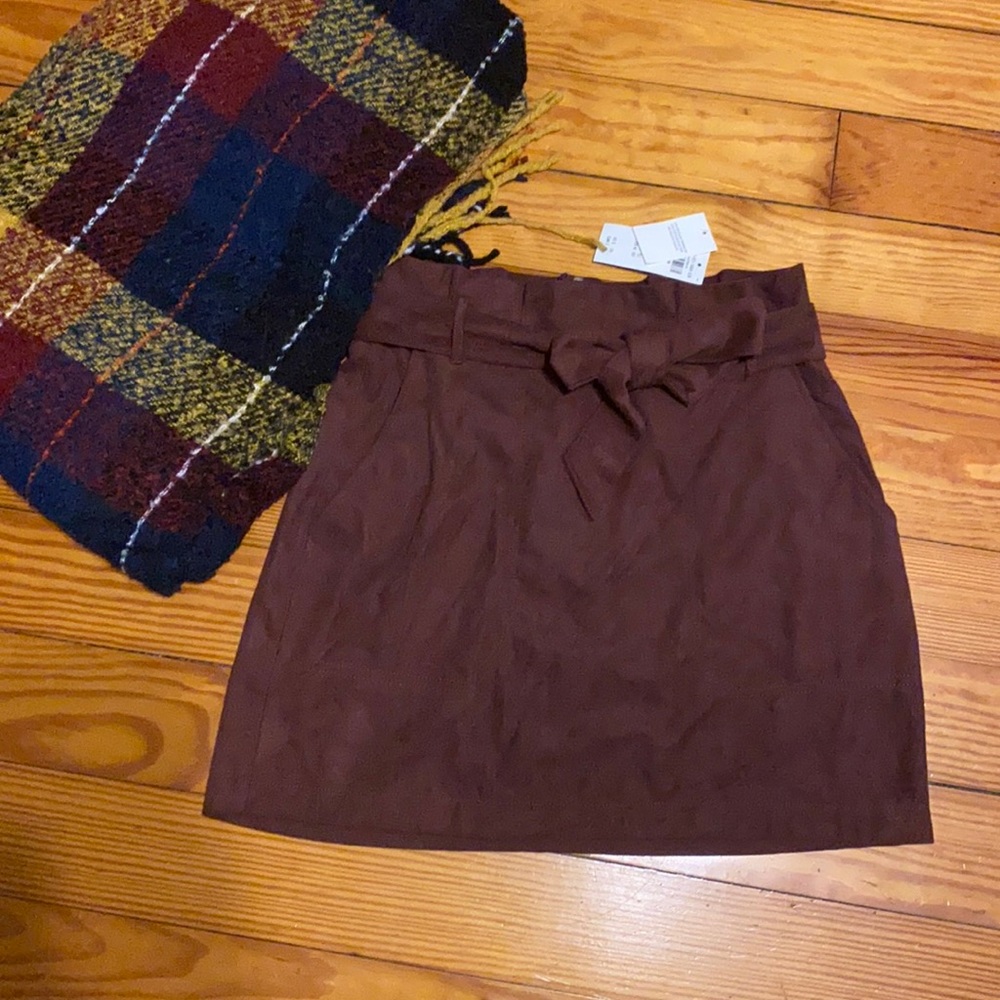 Abercrombie and Fitch suede skirt. Size M.